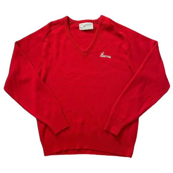 Vintage Carmel Embroidered Alabama Sweater - Picture 1 of 4